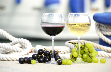 Pair of wineglasses