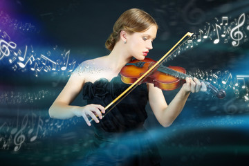 Fototapeta premium Magic music