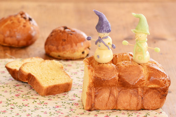Brioche décorée