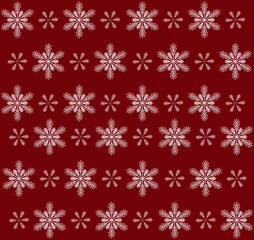 Snowflakes seamless pattern
