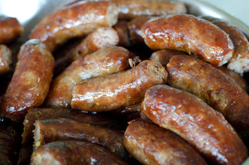 sausage, traditional thai street food