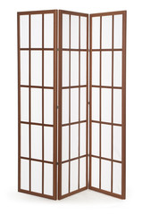 folding screen isolated on white background