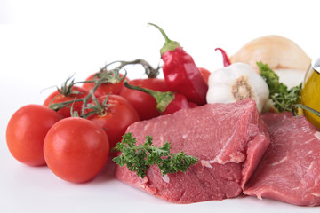 raw meat