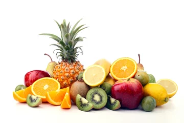 Photo sur Plexiglas Fruits assortment of fruit