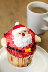 christmas cupcake