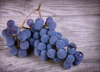 Fresh blue grape