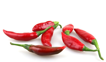 Red chilli peppers.