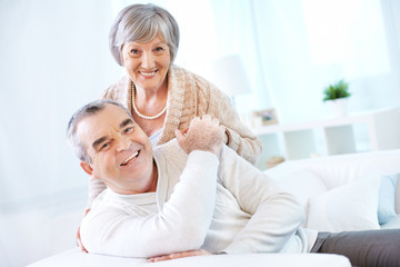 Obraz premium Mature man and woman