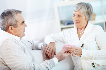 Obraz premium Making present