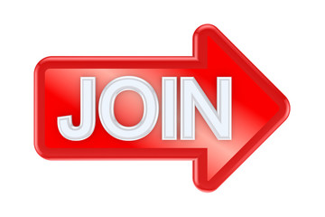 Red arrow with a word JOIN.