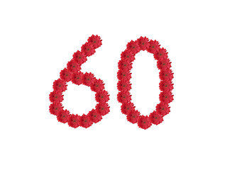 Ziffer 60 - Blütenschrift