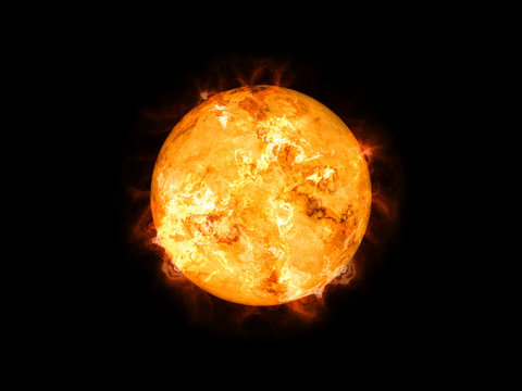 sun in space