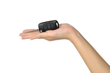 Hand With Car Key