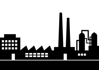 Fototapeta premium Factory icon