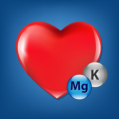 Red Heart And Vitamins