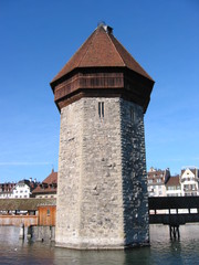 Old water tower -- symbol of Lucerne