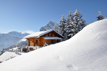 Alpine scenery, Braunwald, Switzerland