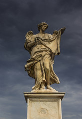 Fototapeta na wymiar Anioł Święty chusteczką, Rzym, Włochy