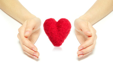 Obraz premium heart in hands