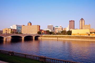 Fototapeta premium Morning in Des Moines