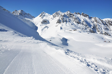 Pizol, famous Swiss skiing resort