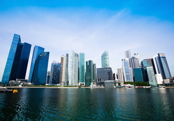 Fototapeta na wymiar Singapur panoramę miasta.