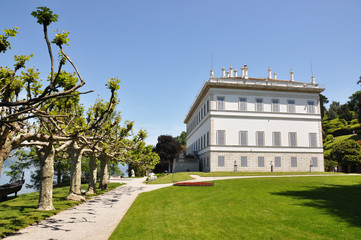 Villa Melzi in Bellagio town at the famous Italian lake Como