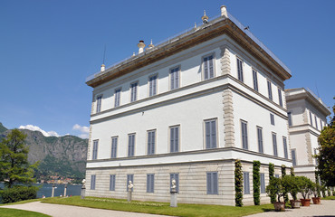 Fototapeta na wymiar Villa Melzi w mieście Bellagio w słynnym włoskim jeziorem Como
