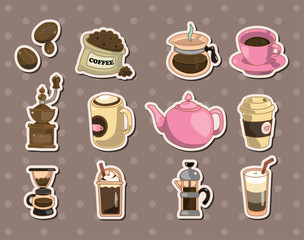 coffee stickers