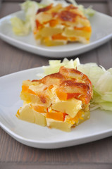 Kürbis Kartoffel Auflauf