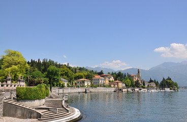 Tremezzo town at the famous Italian lake Como