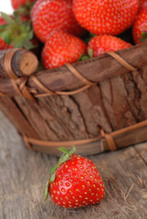 Basket of strawberries