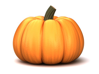 3d render of a pumpkin