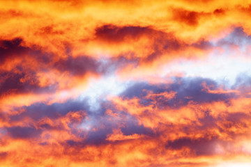 sky in flames