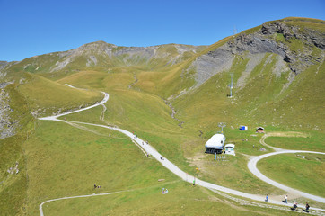Mountain trails. Jungfrau region, Switzerland