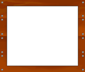 Obraz premium Wooden frame