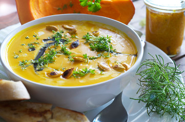 Kürbissuppe