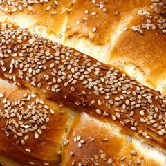 flour and traditional bread