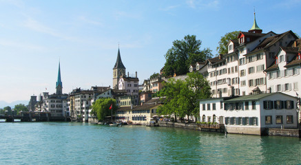 Fototapeta premium Zurich downtown