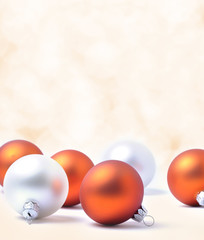 Christmas balls, Christmas background