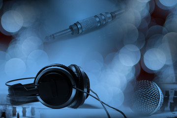 music dj mix concept