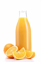 isolated orange juice