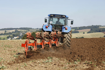 plow tractor soil agriculture