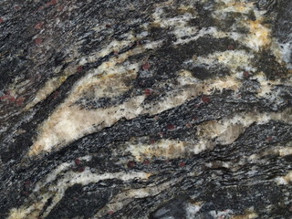 Granite stone wall