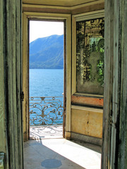  Romantic view to the lake Como, Italy
