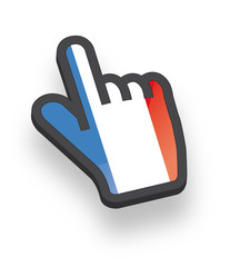 Obraz premium Curseur France