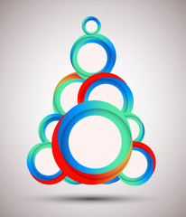 Christmas tree. Vector