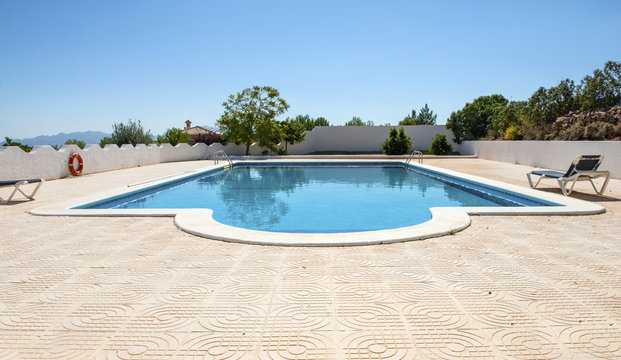 Swimming Pool at a Detached Villa, Bedar, Almeria, Spain