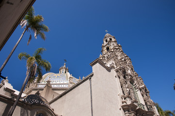 Spanish Style Architecture in San Diego California USA