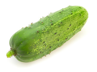 Cucumber on white